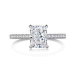 【#148】(Andrea)925 Sterling Silver Synthetic Moissanite Rings