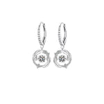 【#163】(Ethan)925 Sterling Silver Synthetic Moissanite Earrings