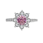 【#174】(Christie)925 Sterling Silver Synthetic Moissanit Ring