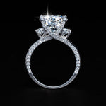 【#176】(Cecilia)925 Sterling Silver Synthetic Moissanit Ring