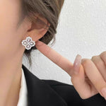 【#184】(Colleen) 925 Sterling Silver Synthetic Moissanite Earrings