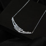 【#188】(Carla)925 Sterling silver Synthetic Moissanite Necklace