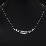 【#188】(Carla)925 Sterling silver Synthetic Moissanite Necklace