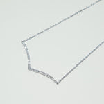 【#191】(Caroline) 925 Sterling Silver Synthetic Moissanite Necklace