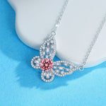 【#A325】(Iona)925 Sterling Silver Synthetic Moissanite Necklace