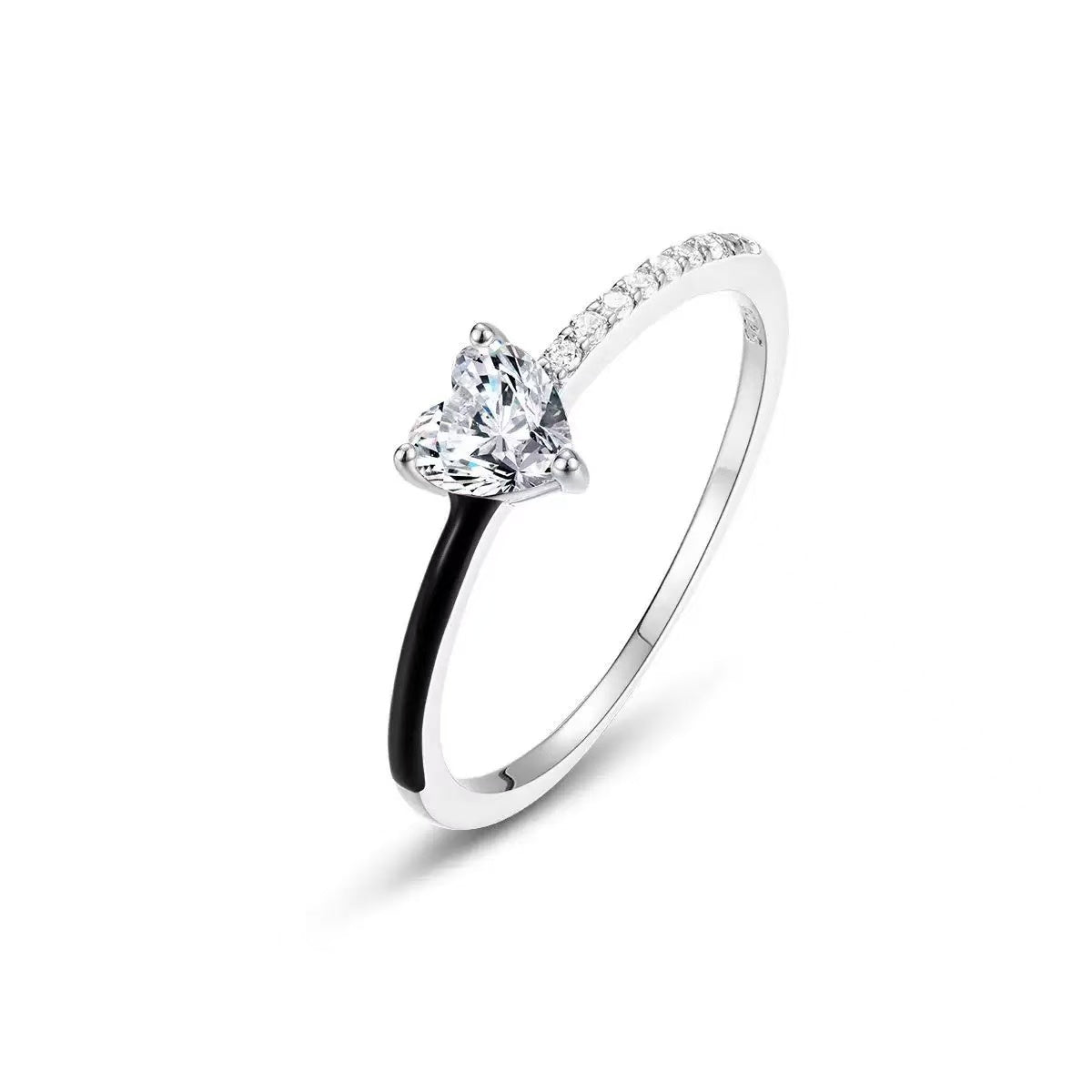 【#521】(Osmond)925 Sterling Silver Synthetic Moissanite Ring