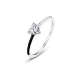 【#521】(Osmond)925 Sterling Silver Synthetic Moissanite Ring
