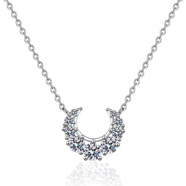【#250】(Felice)925 Sterling Silver Synthetic Moissanite Necklace