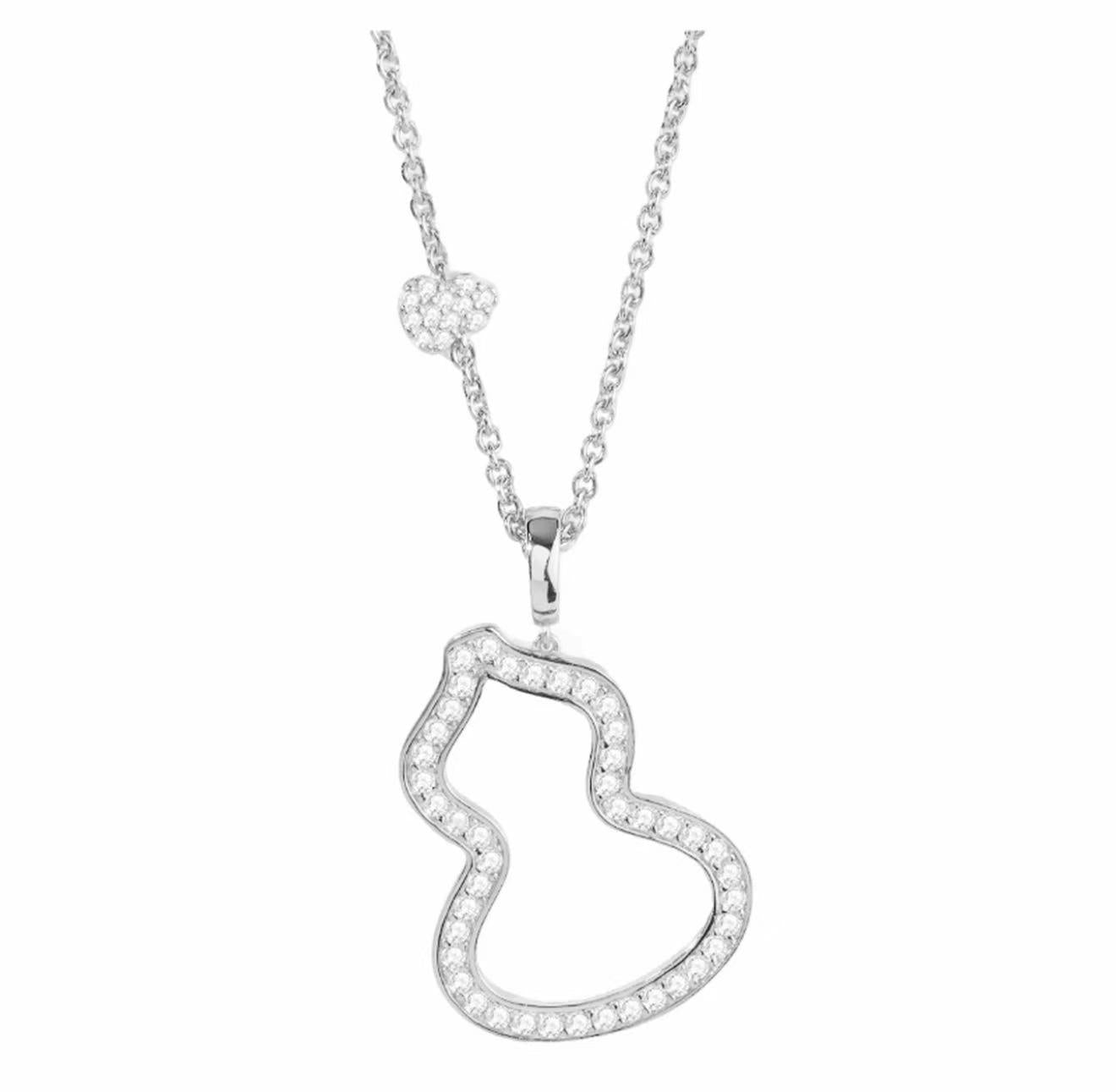 【#H252】(Ford)925 Sterling Silver Synthetic Moissanite Necklace