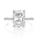 【#A269】(Kelly)925 Sterling Silver Synthetic Moissanite Ring
