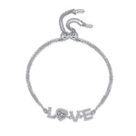 【#48】(Anya)925 SterlingSilver Synthetic Moissanite bracelet
