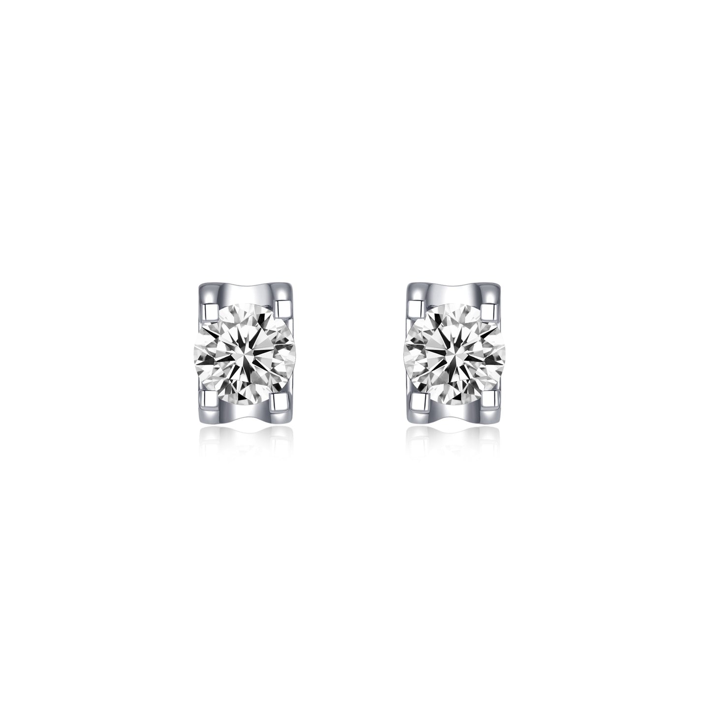 【#27】(Vien earrings)925 Sterling Silver Moissanite rings