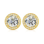 【#A302】(Madeline)925 Sterling Silver Synthetic Moissanite earrings