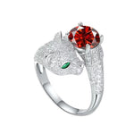 【#A326】 (Ida) 925 Sterling Silver Synthetic Moissanite Ring