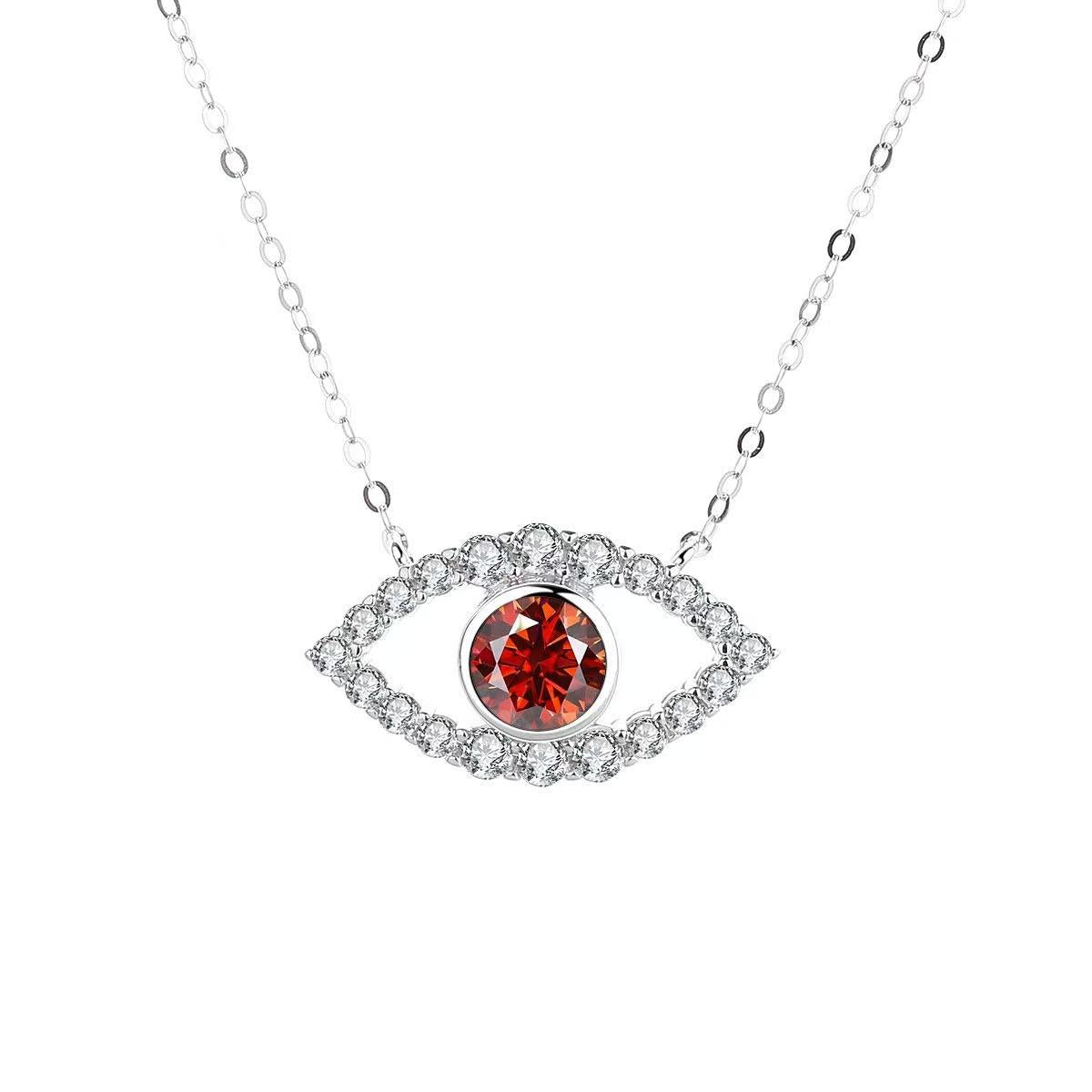 【#A333】(Salome)925 Sterling Silver Synthetic Moissanite Necklace