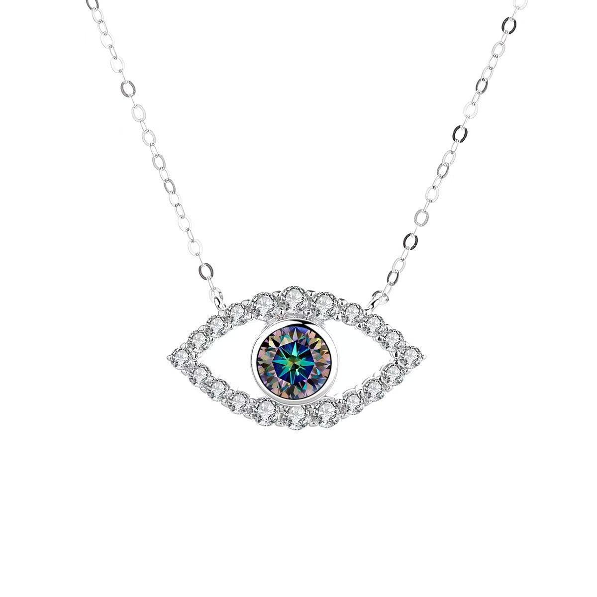 【#A333】(Salome)925 Sterling Silver Synthetic Moissanite Necklace