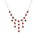 【#A359】(Noor)925 Sterling Silver Synthetic Moissanite Necklace