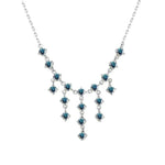 【#A359】(Noor)925 Sterling Silver Synthetic Moissanite Necklace