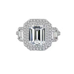 【#A360】 (Nia) 925 Sterling Silver Synthetic Moissanite Ring