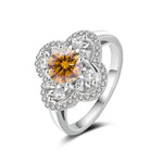 【#A361】 (Nerissa) 925 Sterling Silver Synthetic Moissanite Ring