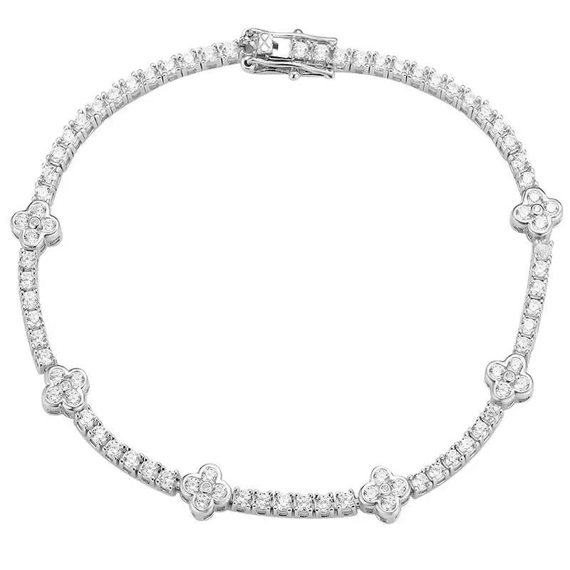 【#A364】(Nimue)925 Sterling Silver Synthetic Moissanite bracelet