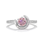 【#481】(Lilly)925 Sterling Silver Synthetic Moissanite Ring