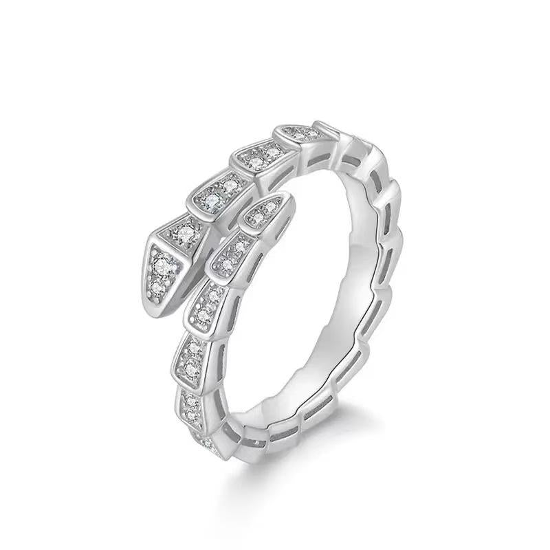 【#484】(Louis)925 Sterling Silver Synthetic Moissanite Ring