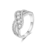 【#486】(Marico)925 Sterling Silver Synthetic Moissanite Ring
