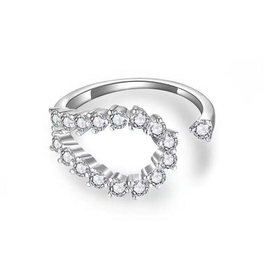 【#494】(Mann)925 Sterling Silver Synthetic Moissanite Ring