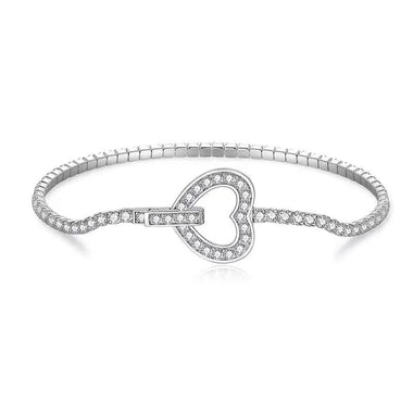 【#497】(Melody)925 Sterling Silver Synthetic Moissanite Bracelet