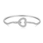 【#497】(Melody)925 Sterling Silver Synthetic Moissanite Bracelet