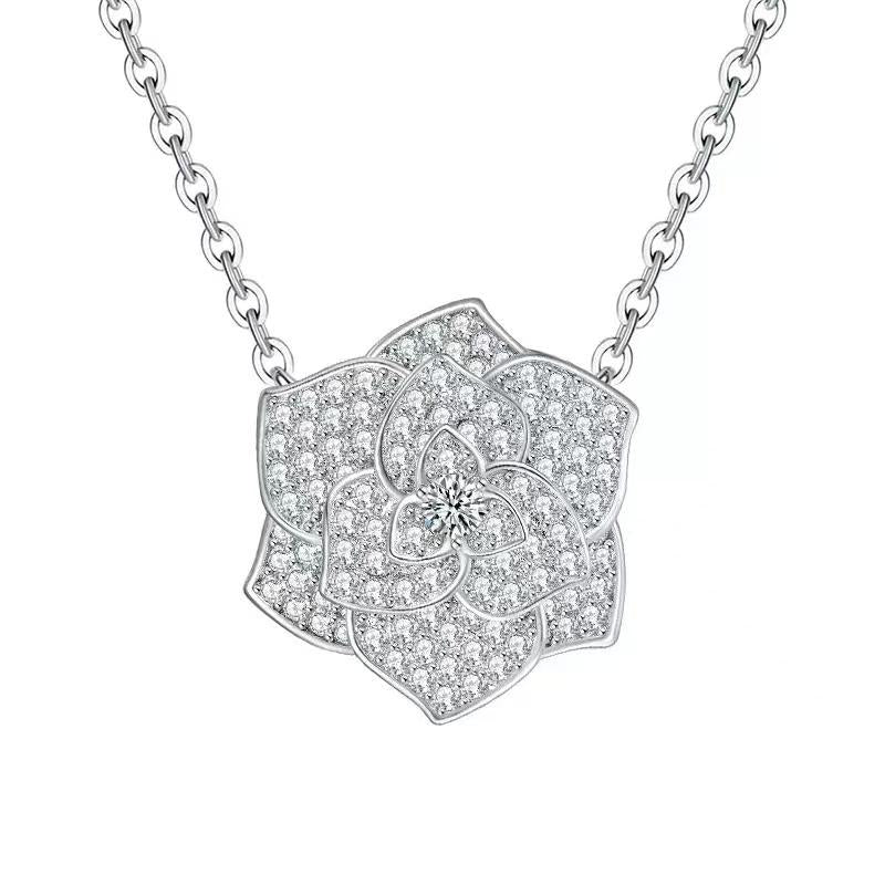 【#499】(Marcellus) 925 Sterling Silver Synthetic Moissanite Set