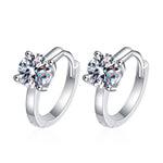 【#44】(Penny)925Sterling Silver Synthetic Moissanite earrings