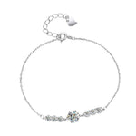 【#A327】(Tess)925 Sterling Silver Synthetic Moissanite bracelet