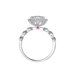【#A383】(Elijah)925 Sterling Silver Synthetic Moissanite rings