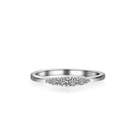 【#A171】(Alaia)925 Sterling Silver Synthetic Moissanite Ring
