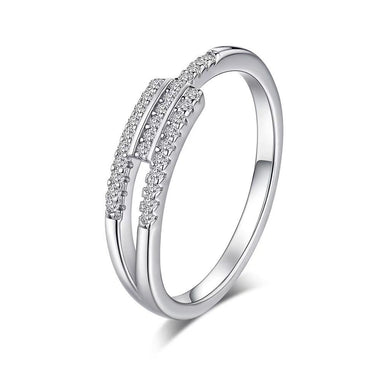 【#A277】(lvory) 925 Sterling Silver Synthetic Moissanite rings