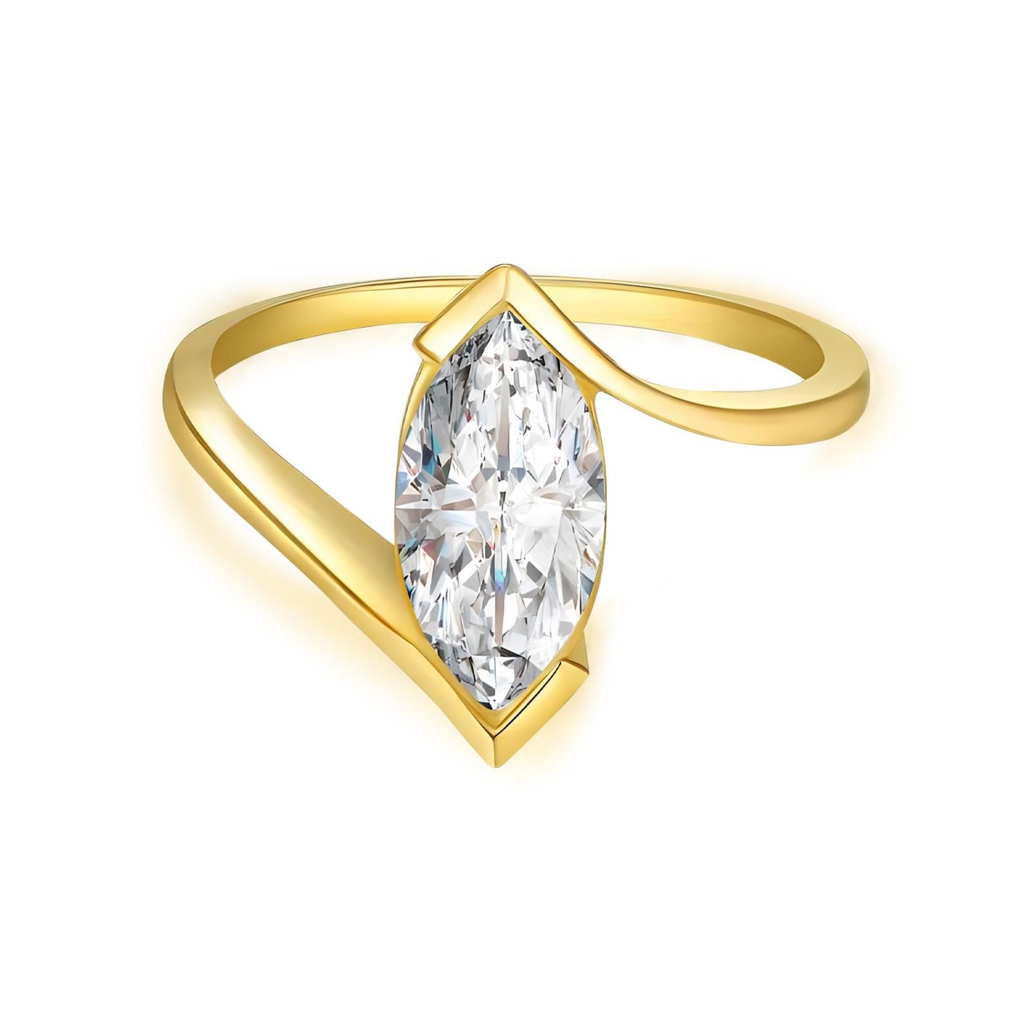 【#13】(Ball) 925 Sterling Silver Synthetic Moissanite rings