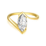【#13】(Ball) 925 Sterling Silver Synthetic Moissanite rings