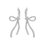 【#52】(Bailey)925Sterling Silver Synthetic Moissanite Earrings