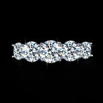 【#49】(Bron) 925 Sterling Silver Synthetic Moissanite Ring