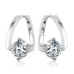 【#53】(Finn)925Sterling Silver Synthetic Moissanite Earrings