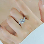 【#06】(Garden) 925 Sterling Silver Moissanite rings