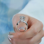 【#06】(Garden) 925 Sterling Silver Moissanite rings