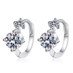【#Y73】(Willow)925Sterling Silver Synthetic Moissanite Earrings