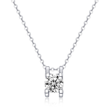 【#22】(Vien Necklace)925 Sterling Silver Moissanite necklace