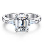【#07】(Sugar)925 Sterling Silver Moissanite rings