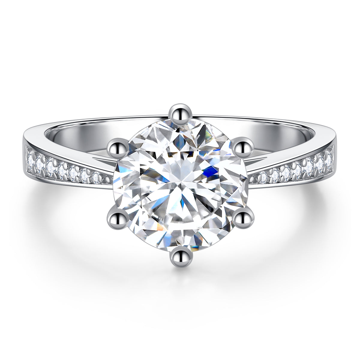 【#26】(COCO)925 Sterling Silver Moissanite rings