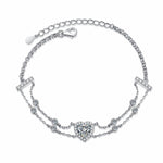【#47】(Isla)925 SterlingSilver Synthetic Moissanite bracelet