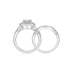 【#A373】(Phedra)925 Sterling Silver Synthetic Moissanite rings